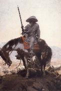 Harvey T. Dunn The Scout oil painting